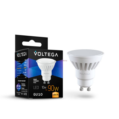 Светодиодная лампа Voltega Sofit GU10 10W 2800K 7072