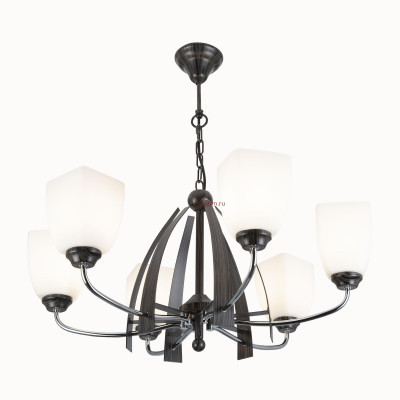 Люстра подвесная Citilux Марго CL129161 Хром + Венге