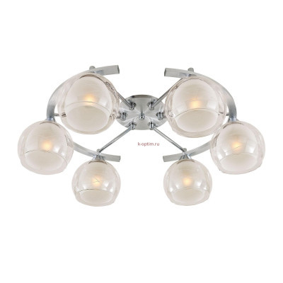 Люстра потолочная Citilux Буги CL157162 Алюминий + Хром