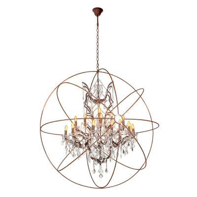 Люстра Foucaults orb crystal LOFT1897/21