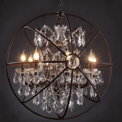 Люстра Foucaults orb crystal LOFT1897/6