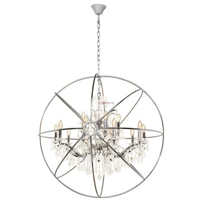 Люстра Foucaults orb crystal LOFT1896/15