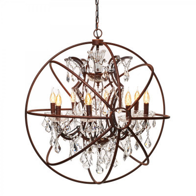 Люстра Foucaults orb crystal LOFT1897/8