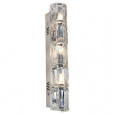 Бра LIMPIO 3х40W G9 ХРОМ/ПРОЗРАЧНЫЙ (в комплекте)